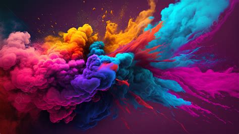 Powder Smoke Colorful Background, Powder, Smoke, Color Background Image And Wallpaper for Free ...