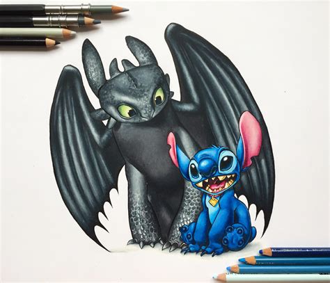 Toothless Drawing, Pencil, Sketch, Colorful, Realistic Art Images | Drawing Skill