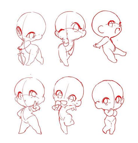 Pin by Lindomar Júnior on 立绘构图 in 2021 | Anime poses reference, Chibi sketch, Drawing reference ...