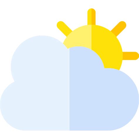 Cloudy Basic Rounded Flat icon