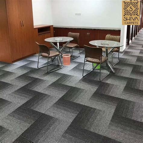 PP Grey Office Carpet Tiles, Thickness: 6 - 8 mm, Size: 50 cm x 50 cm at ₹ 58/square feet in Panipat