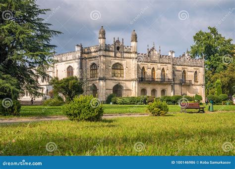 Dadiani Palace Located Inside a Park in Zugdidi, Georgia Stock Photo - Image of building ...