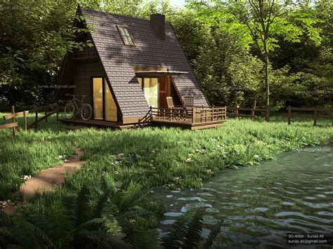 Forest Cottage on Behance