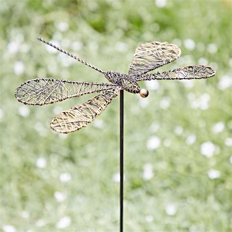 Tramea Metal Dragonfly Garden Stake Decoration | Paper High