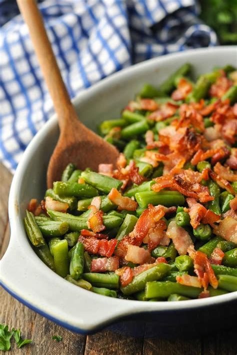 Arkansas Green Beans with Bacon - The Seasoned Mom