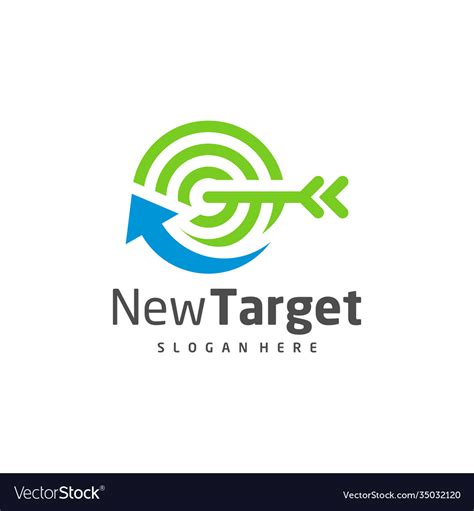 Target logo template creative logo design Vector Image