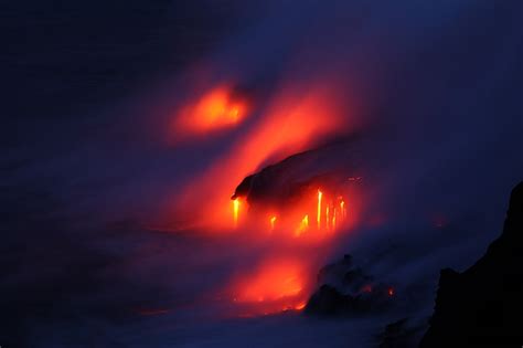 HD wallpaper: volcano, lava, heat - temperature, warning sign, erupting, geology | Wallpaper Flare