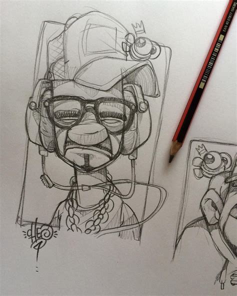 Character Graffiti Drawings Pencil