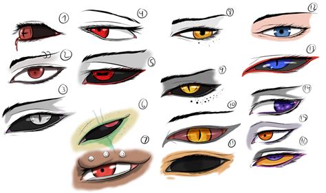 Character Eye Study/Practice by Arrancarfighter on deviantART | การวาดดวงตา, การวาดใบหน้า, การ ...