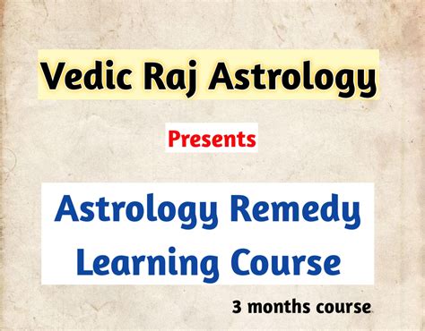 Astrology Courses | Vedic & Kp Astrology - Vedic Raj Astrology