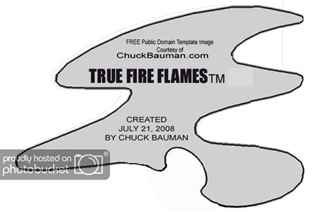 Flame stencil templates, Airbrush stencil templates, Flames stencil