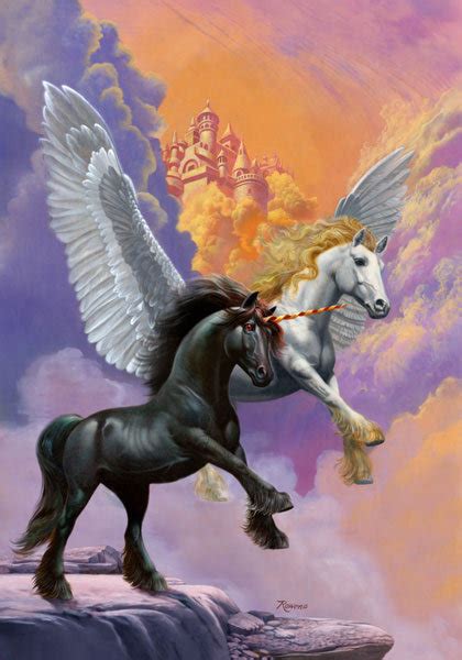 Unicorn & Pegasus - Fantasy Animals Photo (5769874) - Fanpop