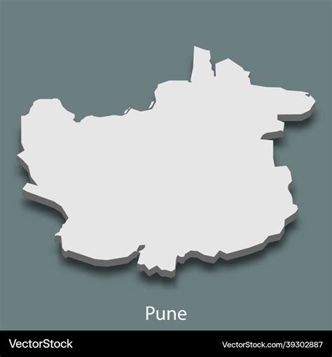 Pune City Map Silhouette In India 3165256 Vector Art At, 48% OFF