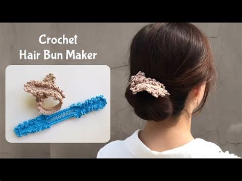 Hair bun maker crochet hair accessories – Artofit