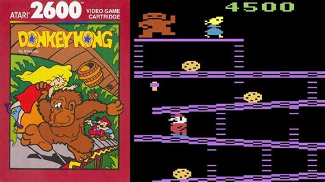 Donkey Kong | Atari 2600 | Coleco | 1982 - YouTube