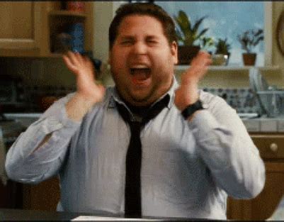 So Excited~ GIF - JonahHill Excited Shouts - Discover & Share GIFs