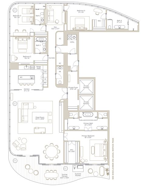 The Residences at 1428 Brickell | Floorplans