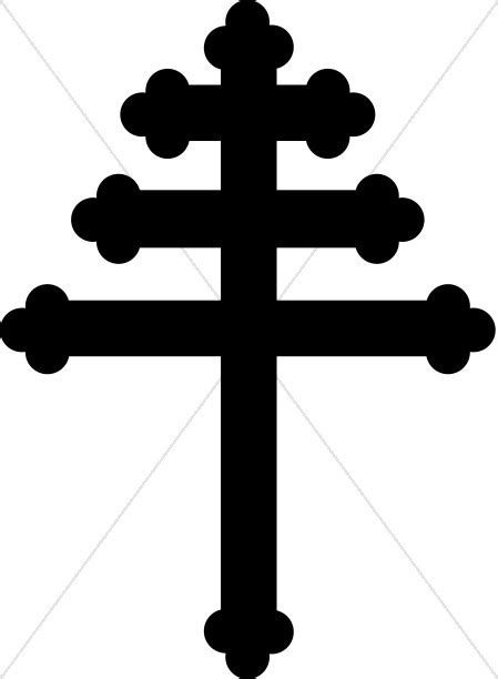 Ornate Papal Cross SIlhouette | Sharefaith Media