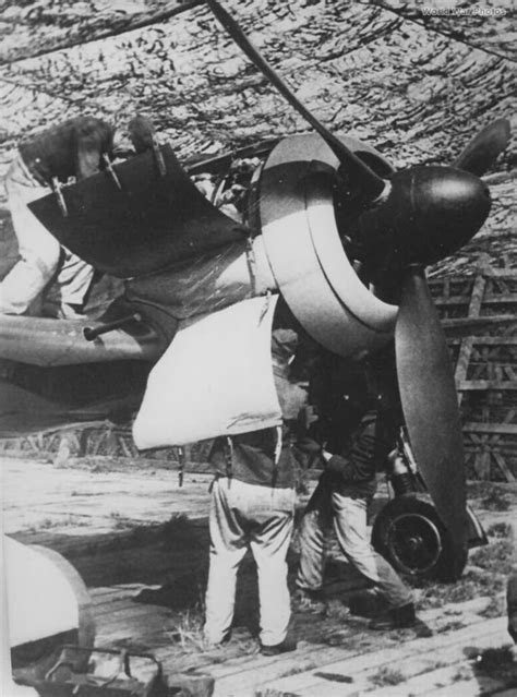 Maintenance on BMW 801 engine of Fw 190 | World War Photos