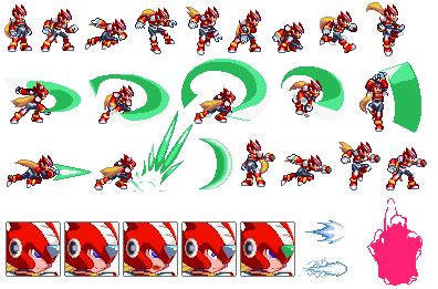 Zero Original Armor Sprite Sheet by gamefan553 on DeviantArt