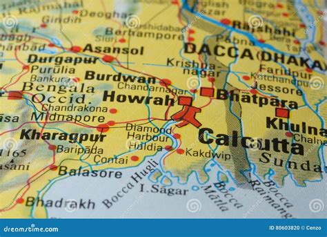 Calcutta India Map