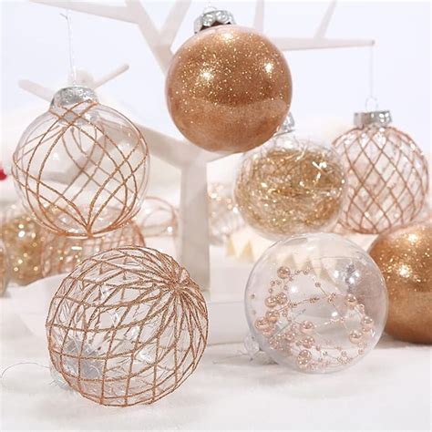 2.36" Clear Christmas Ball Ornaments - Bed Bath & Beyond - 39255177