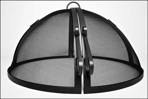 Hinged Round Model Screen 46″- 60″ | FirePitScreens.net