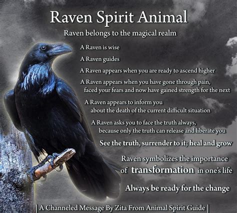 Raven Spirit Animal | Raven spirit animal, Animal totem spirit guides, Spirit animal