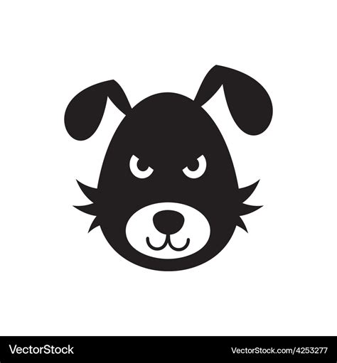 Bad dog icon Royalty Free Vector Image - VectorStock