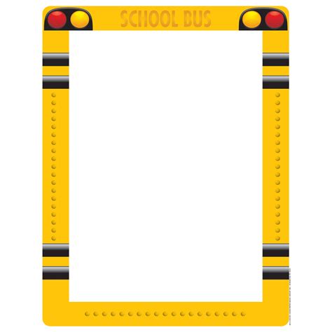 school bus borders clipart - Clipground