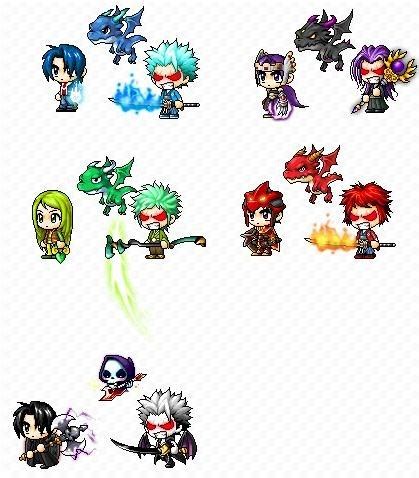 MapleStory characters by makoman295 on DeviantArt