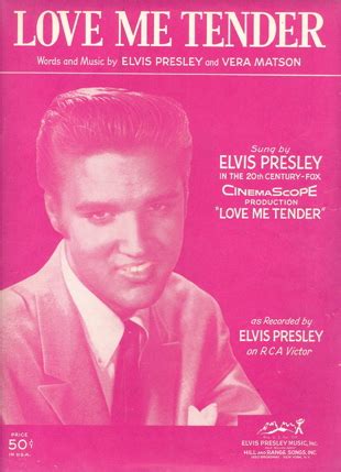 “Love Me Tender” … A Signature Elvis Presley Recording