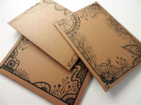 DIY Mail Art Envelope Template | Mail art envelopes, Mail art, Diy envelope template