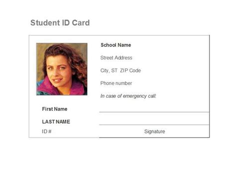 60 Printable Student Id Card Template Html Maker by Student Id Card ...