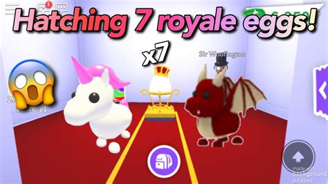 Hatching 7 royal eggs! I got legendary pets!//Roblox adopt me Acordes - Chordify