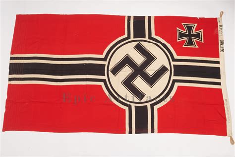 German National War Flag, 100x170cm, Kriegsmarine Marked - Epic Artifacts