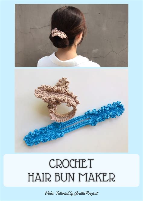 Hair Bun Maker Crochet Hair Accessories – Gratia Project