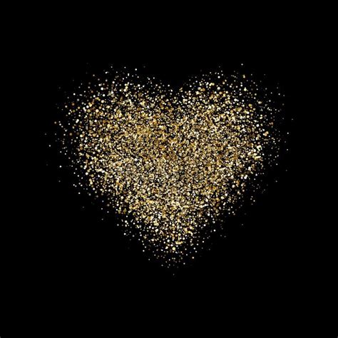 Gold And Black Glitter Wallpaper