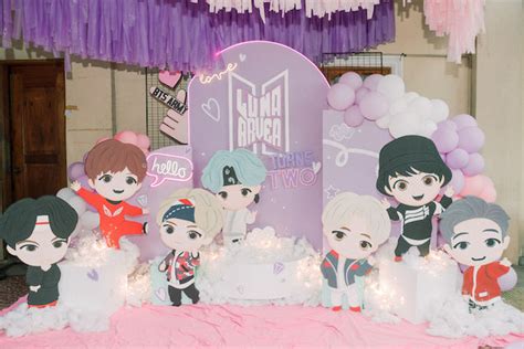 Luna’s BTS TinyTAN Themed Party – 2nd Birthday | Party Doll Manila