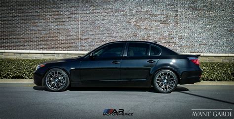 BMW E60 550i - Matte Black M310 - agwheels – AR Motorwerkz