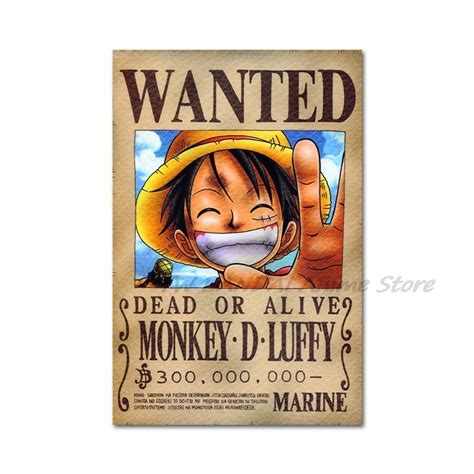 Straw Hat Luffy Wanted Poster