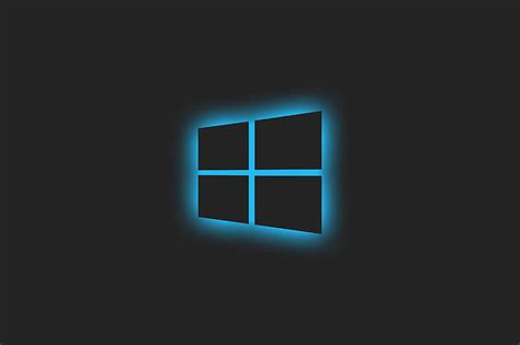 Windows 10 Logo Blue Glow, HD wallpaper | Peakpx