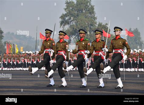 INDIA GAYA, Indian Army - DECEMBER 09,12, 2017: Parade of participants of Indian Military ...