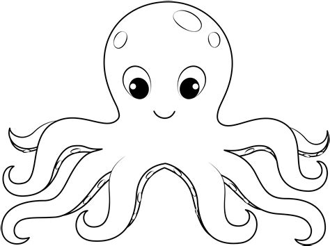 Octopus Stencil Printable - Printable Word Searches