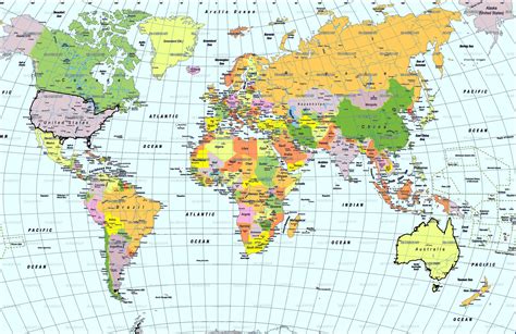 2023 World Map Political High Resolution 2022 – World Map With Major ...