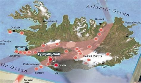 vetyro: map of iceland volcanoes