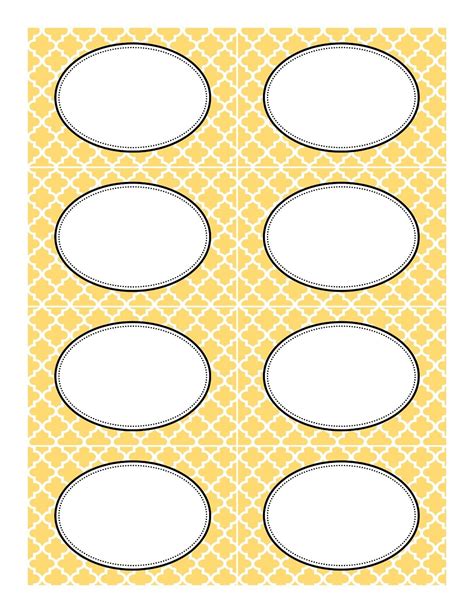 yellow labels | Labels printables free, Labels printables free templates, Printable label templates