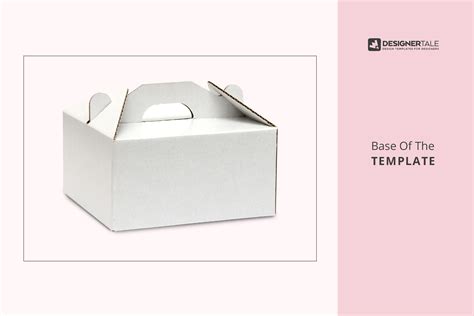 Cake Box Packaging Mockup - Design Cuts