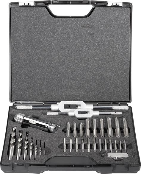 Exact 70551 Hand tap set 32-piece metric Right hand cutting DIN 352 HSS 1 Set | Conrad.com