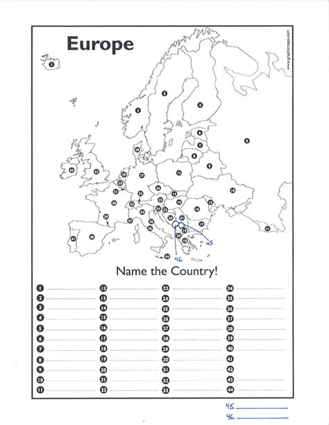 Europe Map Test (Capitals) Diagram | Quizlet